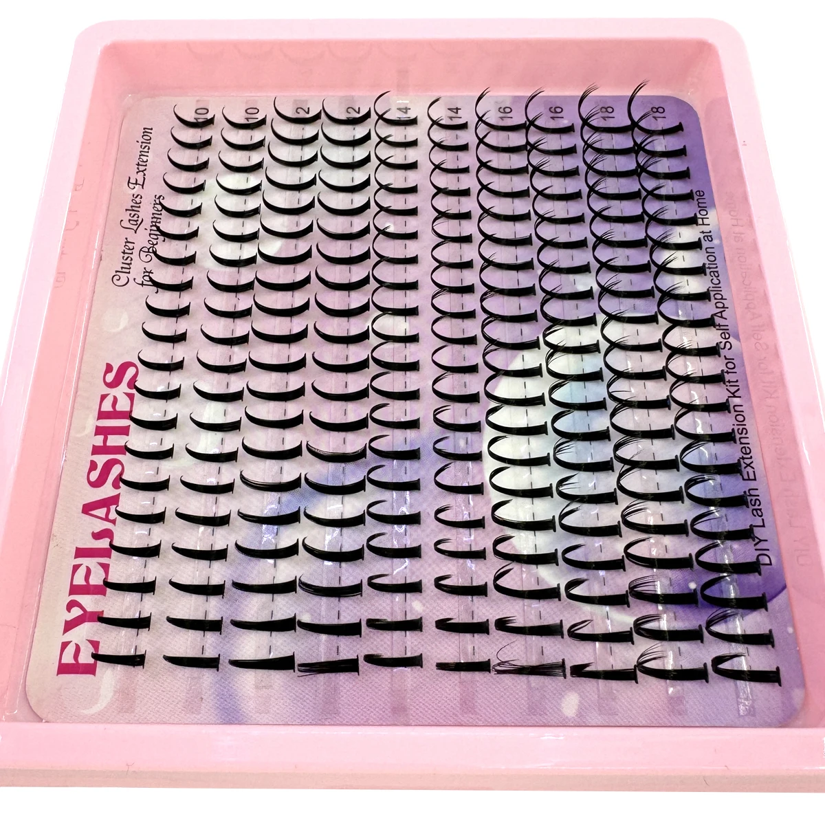 스파이크 속눈썹 속눈썹 클러스터 만화 클러스터 속눈썹 연장 애니메이션 속눈썹 클러스터 속눈썹 개별 DIY 요정 속눈썹 클러스터