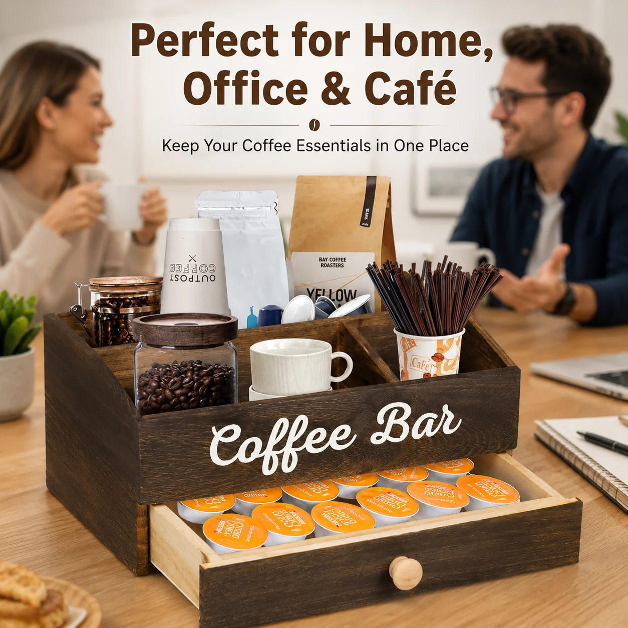 Organizer na kawę w stylu rust – Coffee Tea Bags recenzja i cena