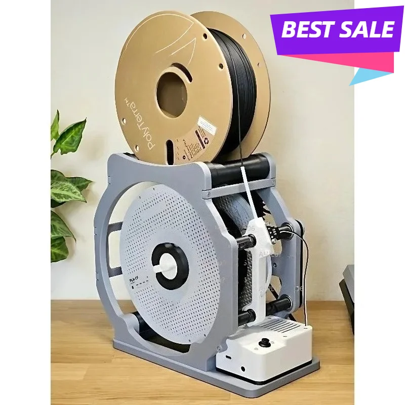 3D Printing LTS Respooler V3 Filament Winder Rewinder Spool Holder Organizer Tool fahnenmast