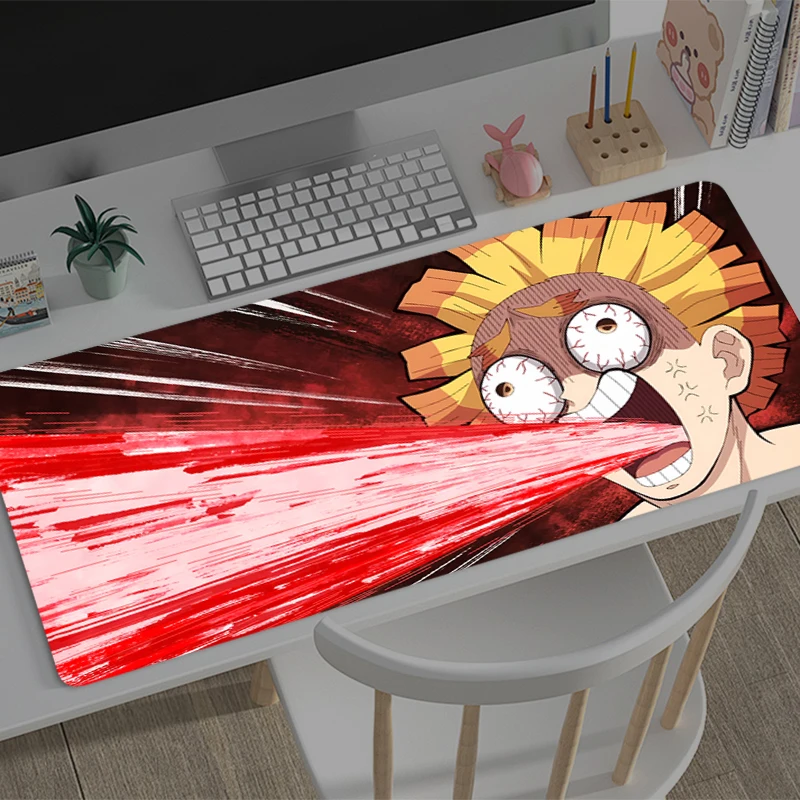 

Mouse Pad Large Demon Slayer Agatsuma Zenitsu Gamer Keyboard Mat Pads Gaming Desk Protector Mousepad Deskmat PC Anime Mousepad
