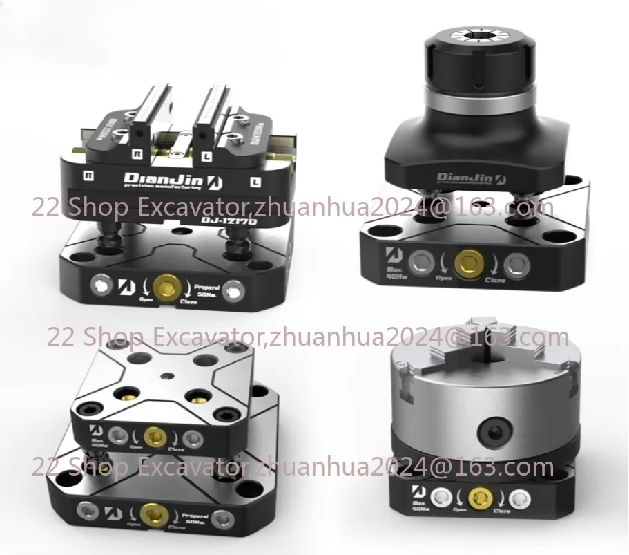 New 4-5 Axis Fixture Self-centering Vise Positive Paired with Zero Point Quick Change Four Axis L-block Bridge Board