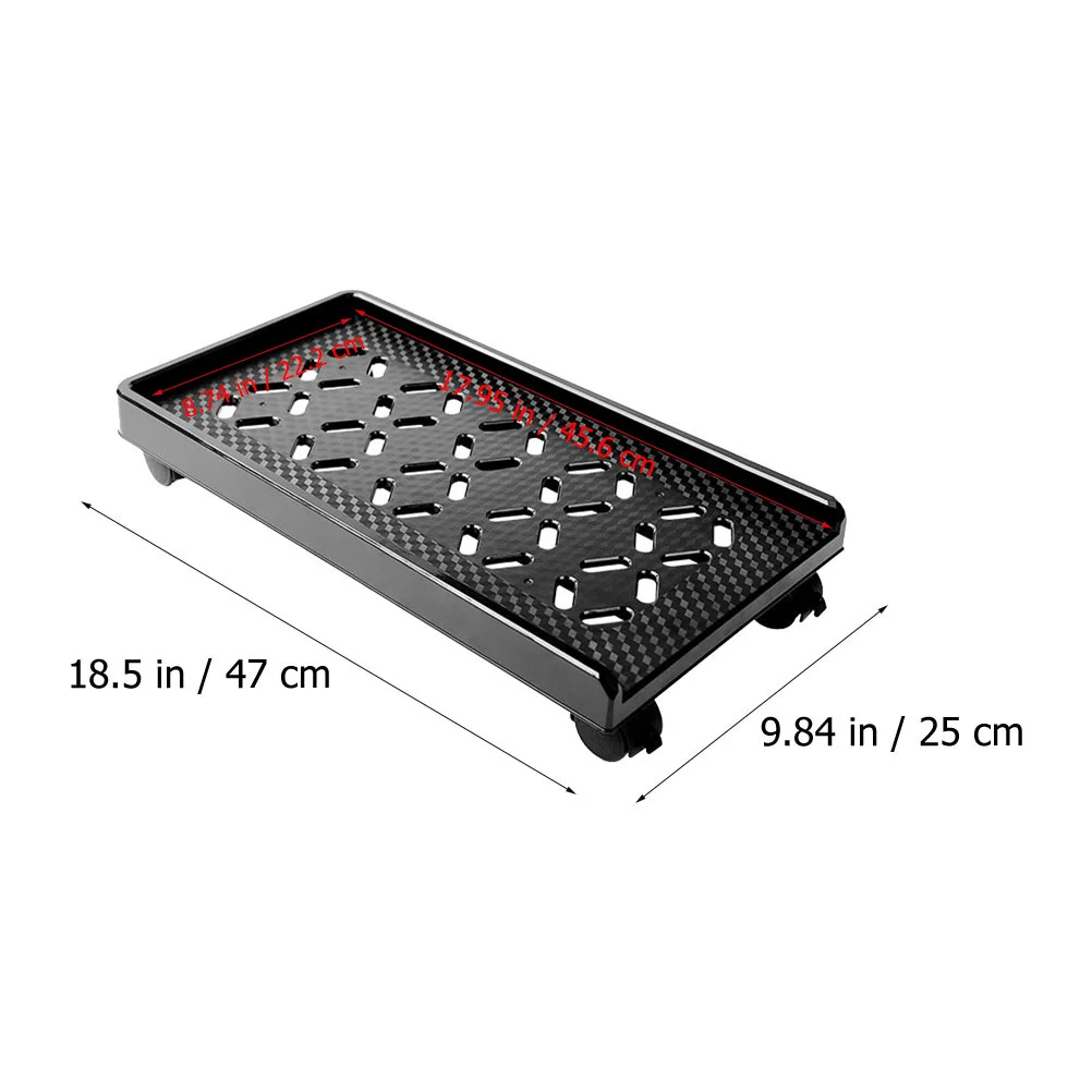 Support de tour d'ordinateur Mobile CPU, 1 pièce, 5 trous rayonnants, roues de Base renforcées, support de frein CPU, boîtier d'ordinateur