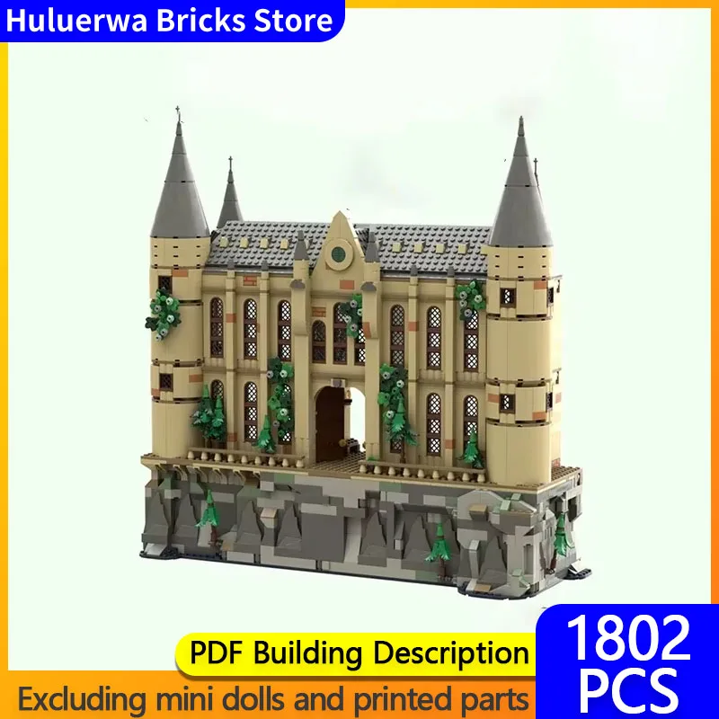 Magical Movie Model MOC Building Bricks Entrance Of Castle Viaduct Modular Technology Gifts Holiday Assemble Children Toys Suit