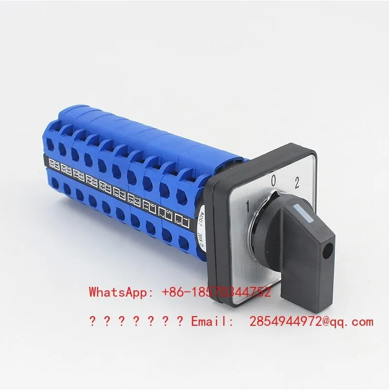 LW26-20/10 Universal Changeover Switch 3-Speed 10-Position Bidirectional 10-Wire Dual Power Transfer Control Switch