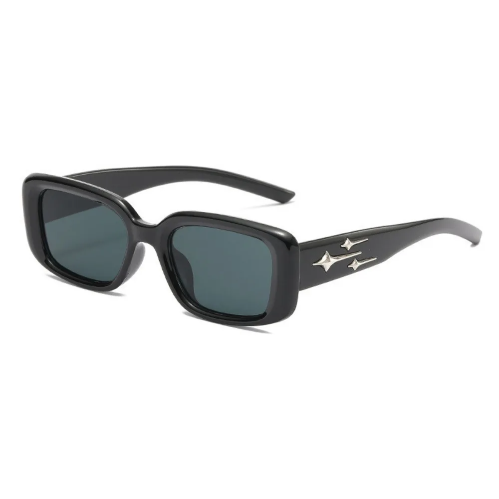 Koreanische Version Mode Retro Rechteck Sonnenbrille für Frauen Männer Sterne hochwertige Schatten Brille Anti-UV-Straße Fotos Brillen – Detail 5