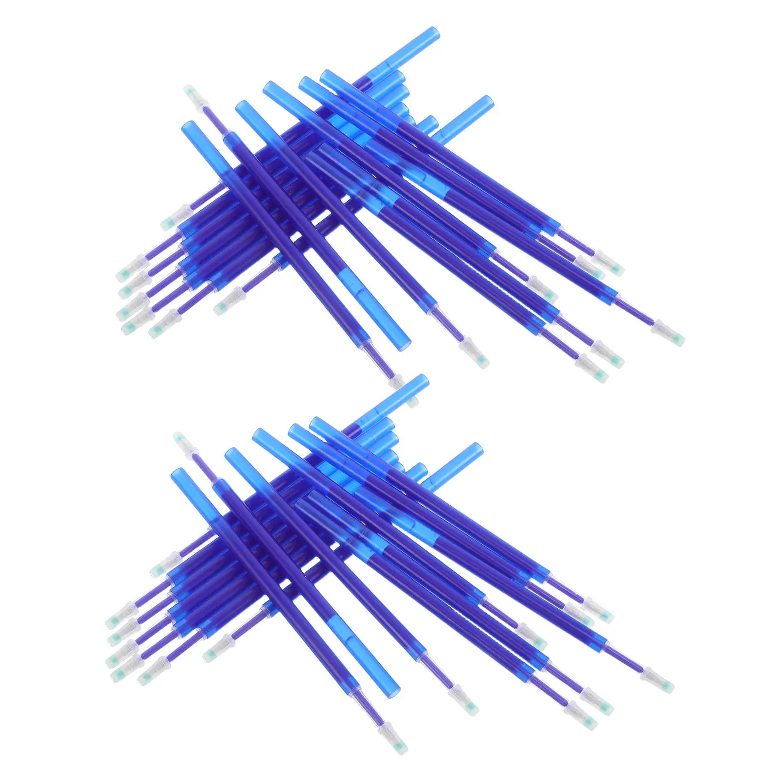 

100Pcs Erasable 0.5mm Gel Refills for Neutral Style Pens Fast Drying Heat Sensitive Ink Ideal for Studying Drawing Editing