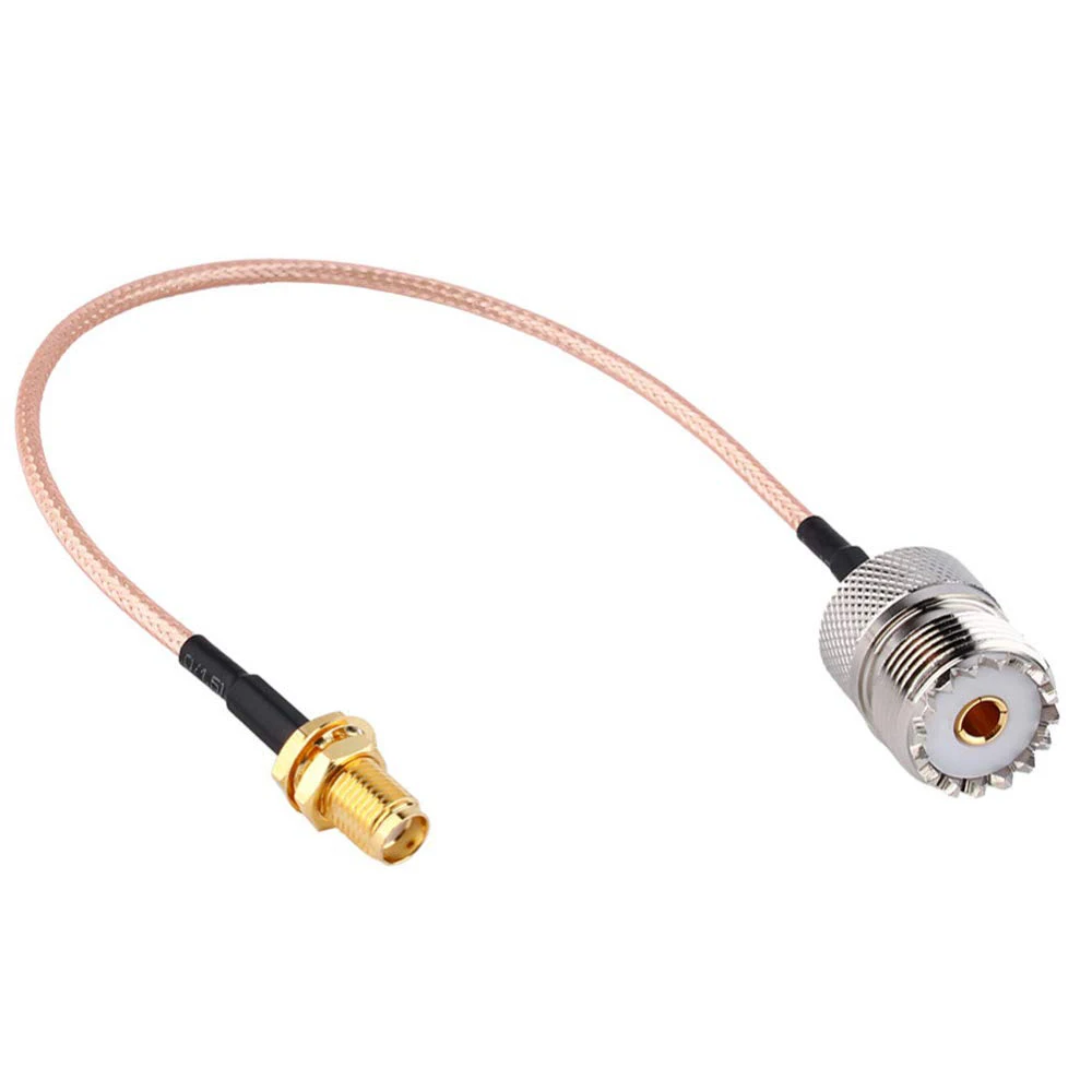 SMA Male Plug to UHF PL259 SO239  Connector RG316 SMA Female Jack Straight to UHF RF Jumper pigtail Cable