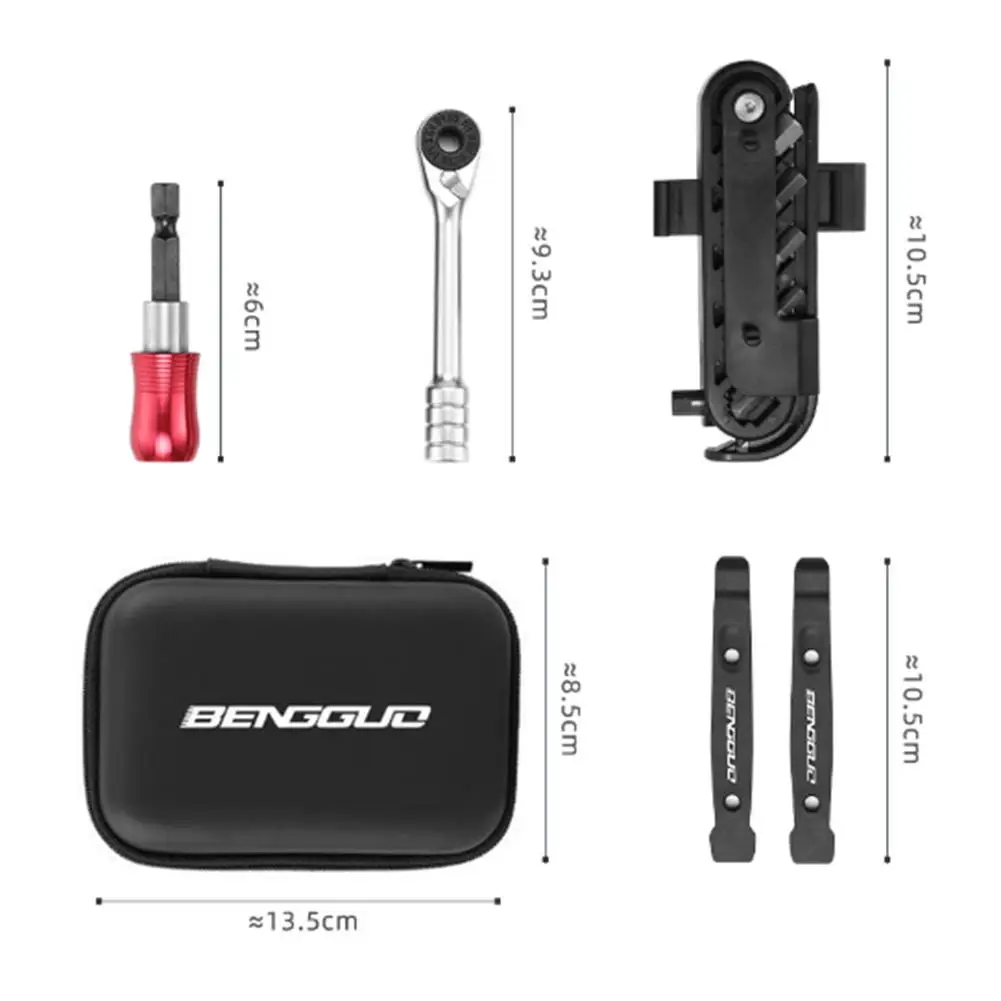 New Bicycle Repair Kits Multifunction Tools Portable Bike Ratchet Wrench Repair Combination Bike Tool Sets Cycling Accessories