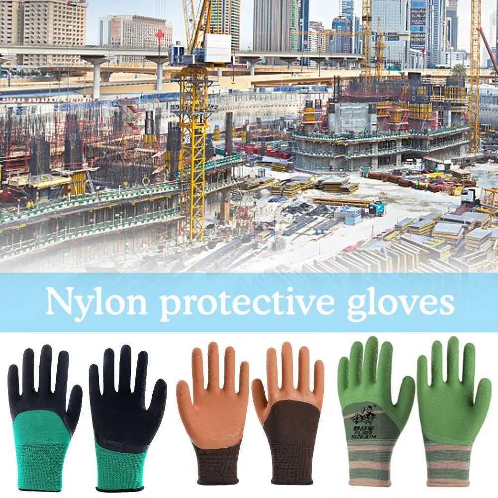 Comfortable Breathable Nylon Protective Gloves For Handling Storage Soft And Thick Protective Safety Gloves T3V2
