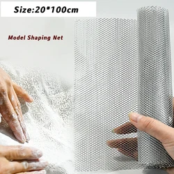 1pc Diy Model Making Materials Terrain Mesh Fence Model For Building/House Sand Table Scene Materials Diorama Kits 20*100cm