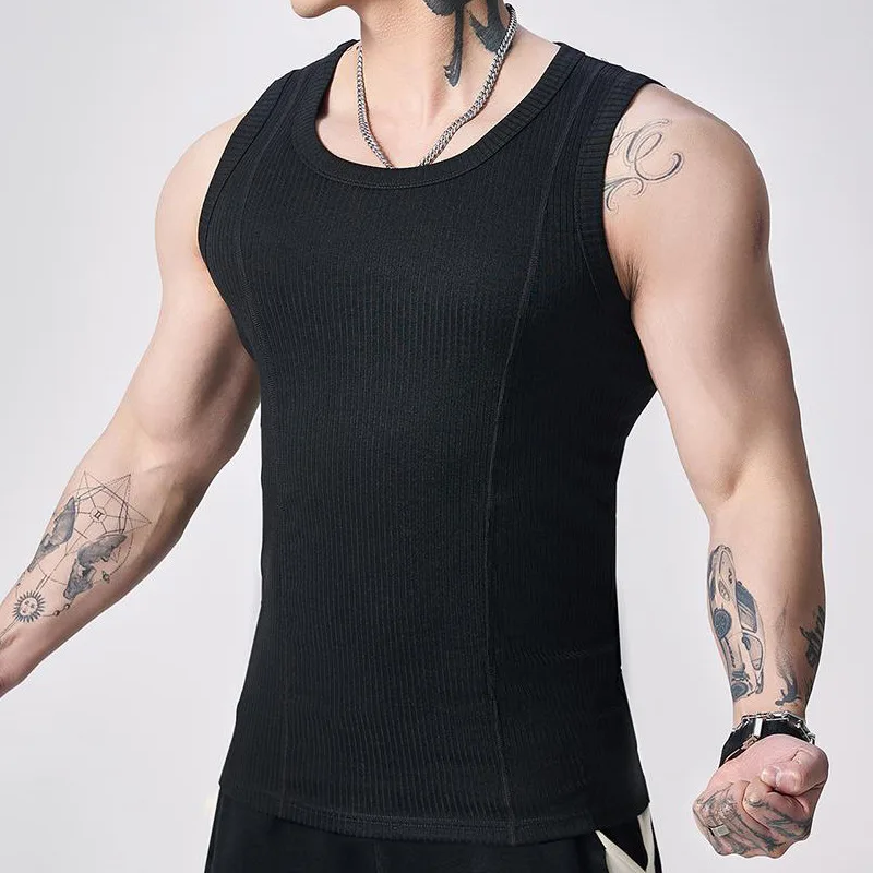 Camisetas de Gimnasio de Verano para Hombre, Tallas Grandes, Estilo Vintage, Camisetas Deportivas Negras y Blancas, Camisetas Y2K Baratas, Camisetas Sexys para Hombre