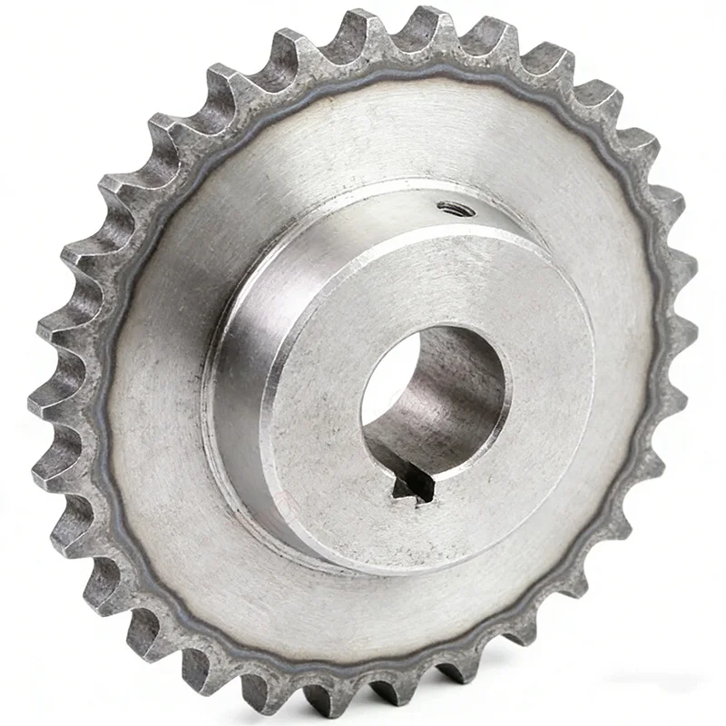 

1pcs 10A 45# Steel Sprocket 10/11/12/13/14/15/16/17/18/19/20 Teeth Finished Bore With Step Top Wire Hole For Conveyor System