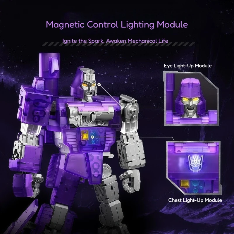 Blokees Transformation Toys Megatron Legend Series Op Prime Hot Anime Action Figure Cool Model Doll Gift Home Decorations