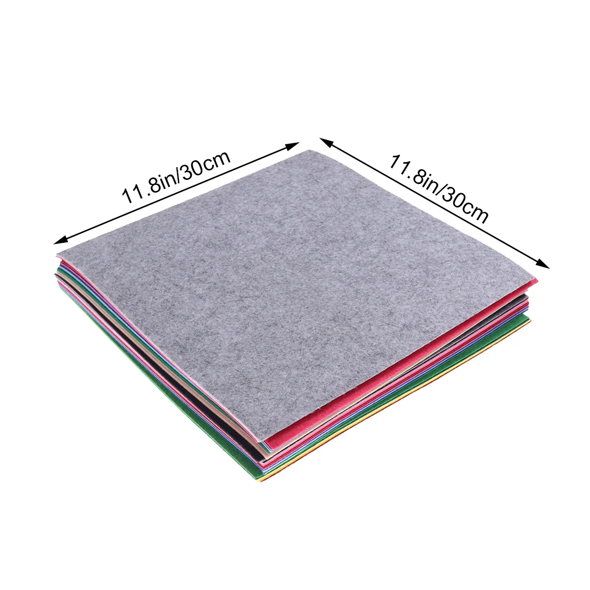 

40 Pcs Kids Crafts Color Non-woven Fabric Sewing Project Kit Felt Sensory Child