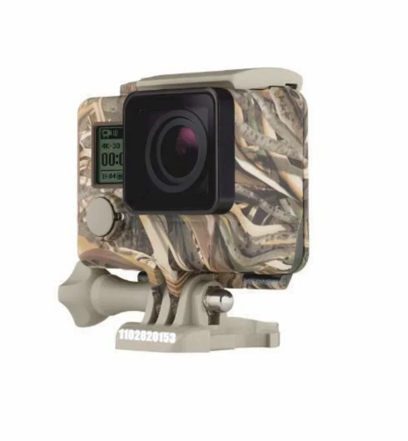 Original Camouflage shell Cover Case For GoPro Hero 4 hero 3+ hero3 Camera view 3