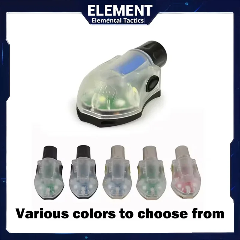 Element Tactical IR Strobe Marker Light Waterproof Survival Signal Light Red Green Blue for Helmet MOLLE Vest Airsoft Hunting