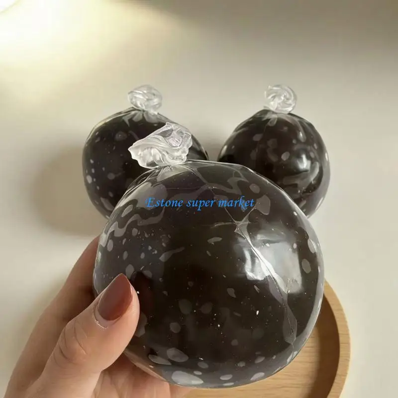 090B 10cm Crispy Stress Ball With Realistic Texture And Travel Friendly Case For Stress Management