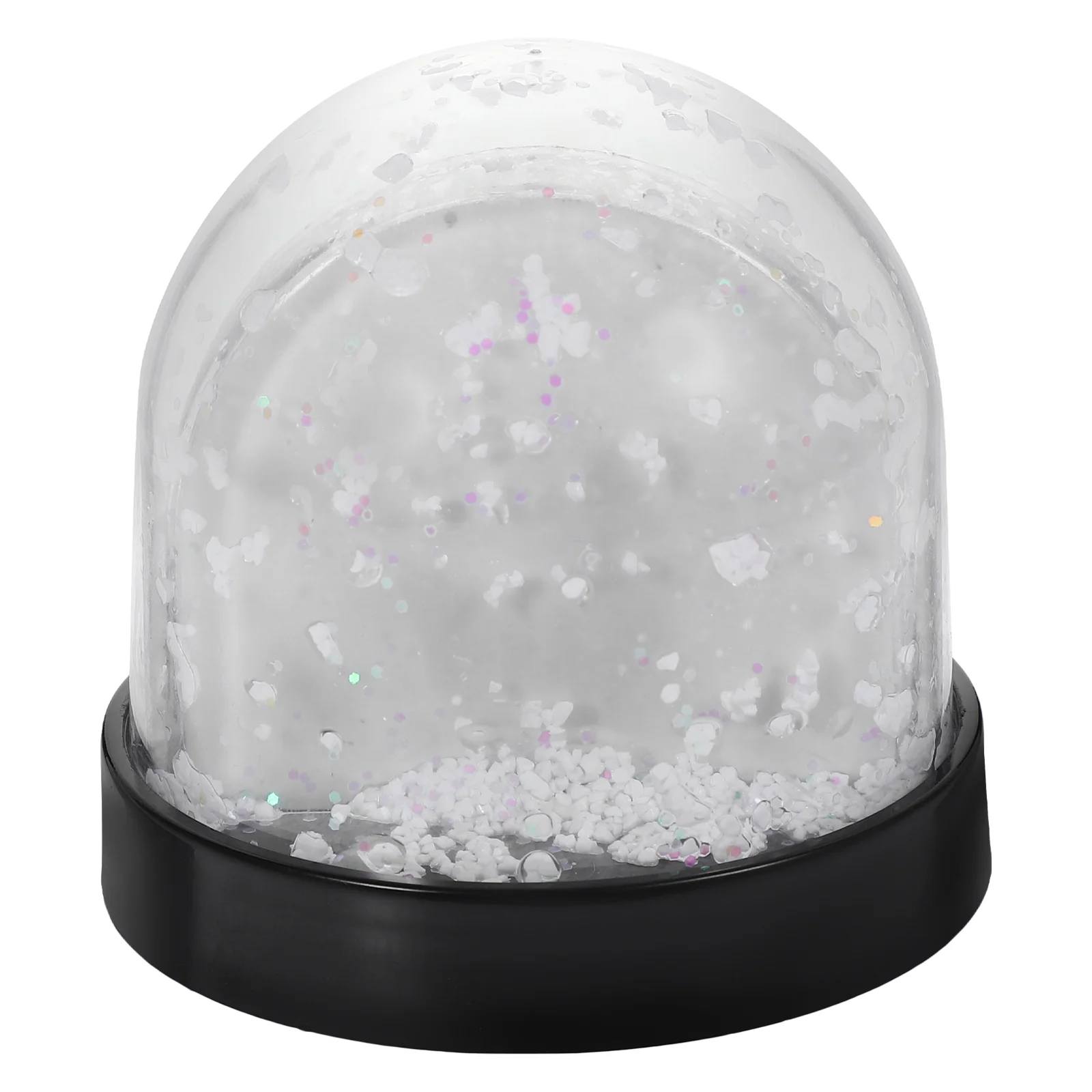 

Photo Snow Globe Frame Gifts Blank Black Base Card Paper Craft Material Home Party Decoration Unique Holiday Birthday