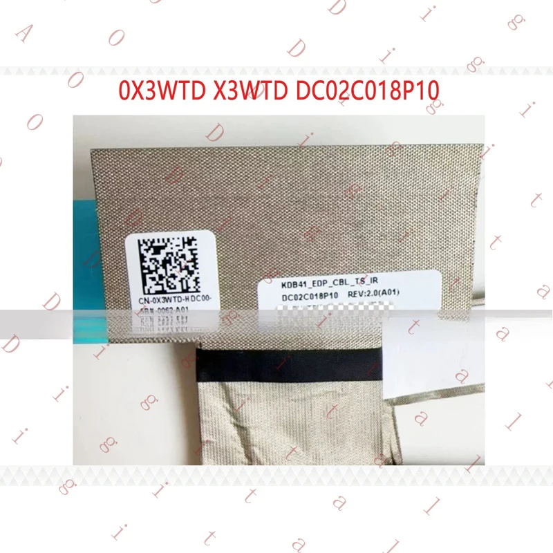 LL New 0X3WTD X3WTD For Dell Pro14 Plus PB14250 EDP Cable LCD LVDS Wire Line