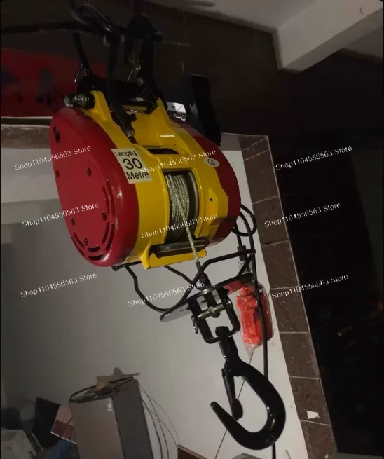 

Электрический домашний подъемник 220В с дистанционным управлением, грузоподъемность 500 кг для монтажа и подъема оборудования