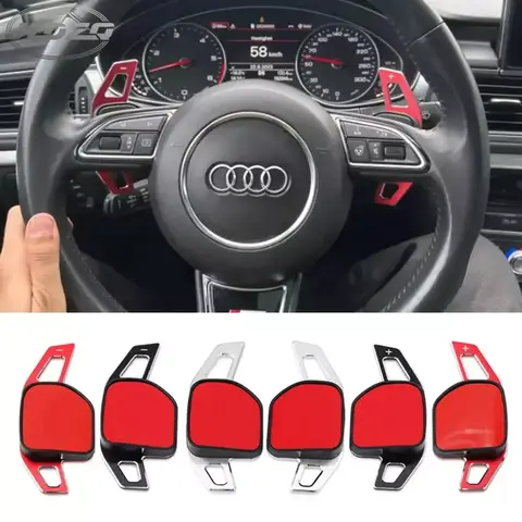 알루미늄 스티어링 휠 패들 시프터 확장 Audi A3 S3 8V A4 S4 A5 S5 B8.5 A6 S6 A7 S7 C7 Q5 Q7 2013 2014 2015 2016