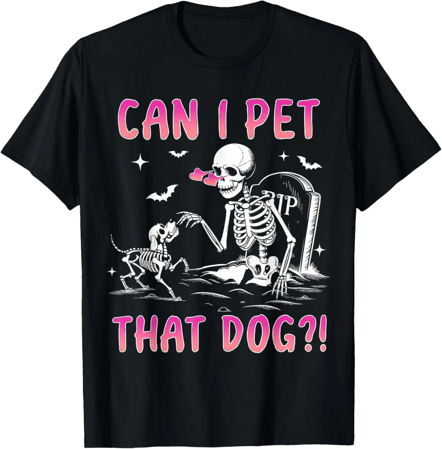 Eu posso pentear aquele cão engraçado esqueleto amante do cão halloween camiseta 100% algodão o-pescoço manga curta verão casual masculino camiseta