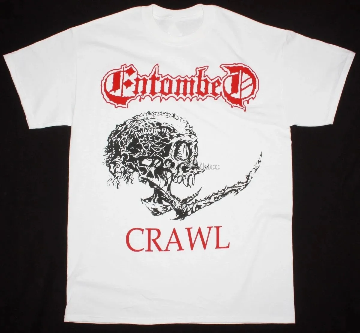 1990 ENTOMBED CRAWL DEATH NIHILIST Cotton White Unisex All size Shirt C199