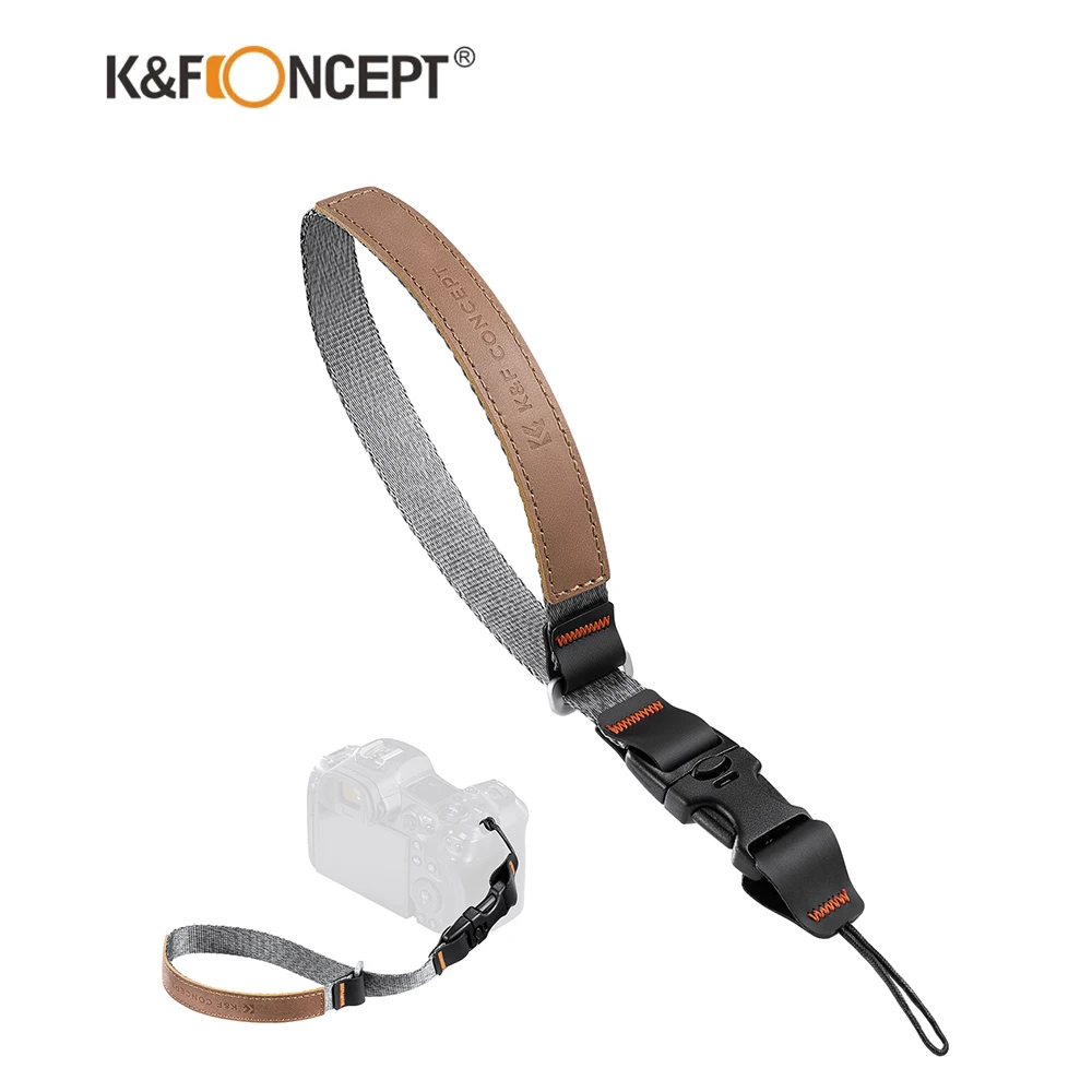 K&F Concept Alpha Wrist Strap Polyester Ajustable Quick Release Hand Grip For Canon Fujifilm Nikon Sony Camera Wrist Strap