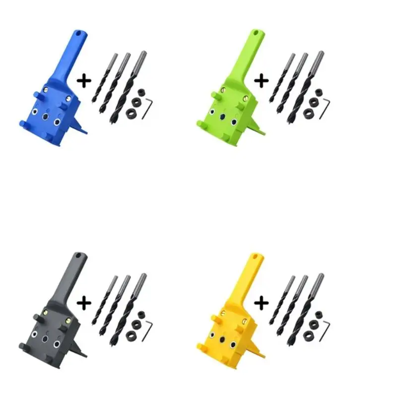 652F Hole Marker Locator Set for Accurate 6/8/10mm Drilling Applicable in Furniture Assembly and DIY Tasks