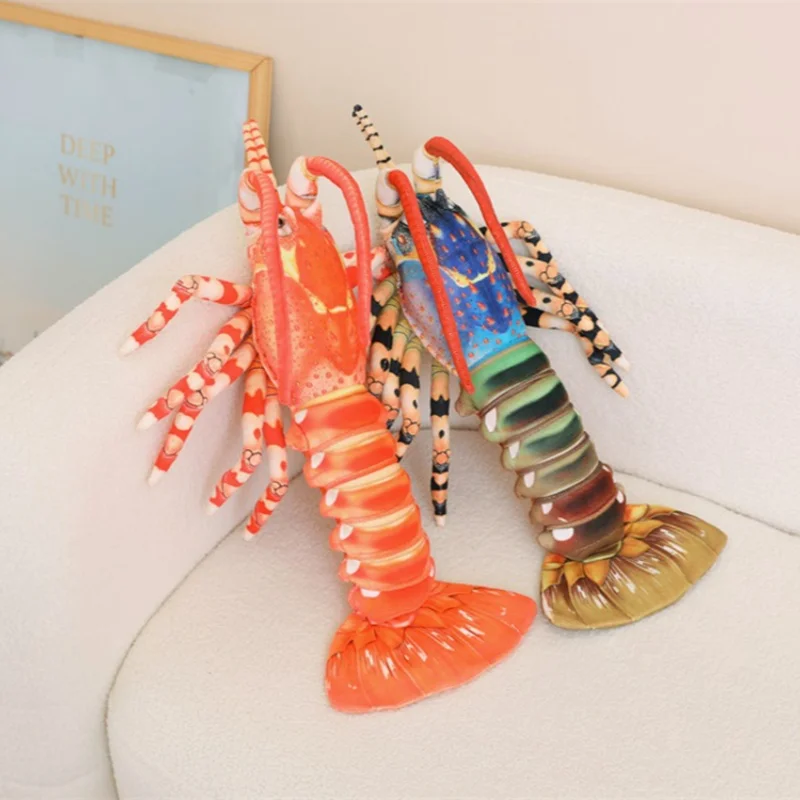 Imitazione Aragosta australiana Giocattoli di peluche Bambole di peluche di cartone animato Ragazze Ragazzi Regalo di compleanno Peluche Giocattoli divertenti Bambole di peluche