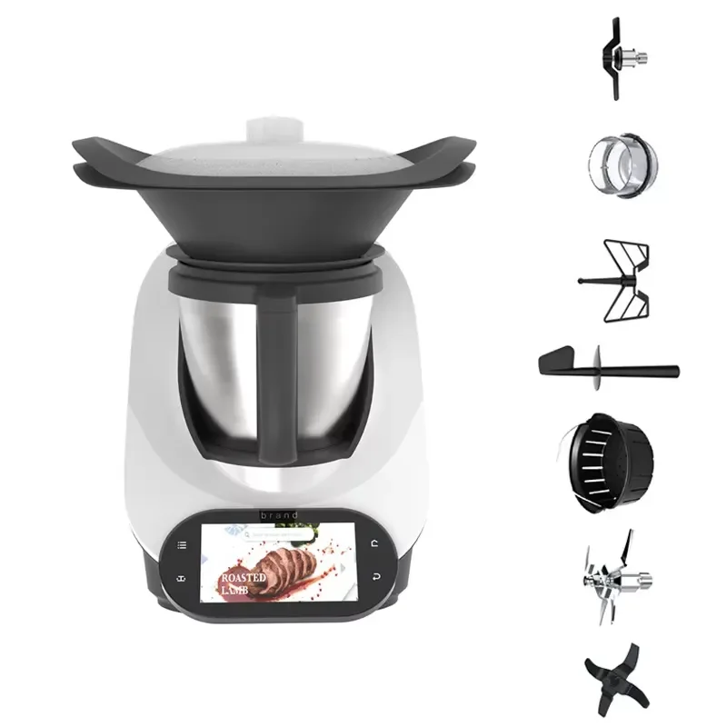 For KM01001 Smart WIFI Food Processor Glass Bowl Stainless Steel Meat Grinder App Control Cooking Robot Kitchen