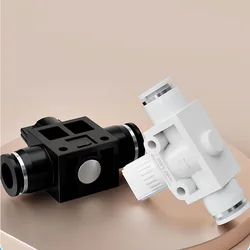 HVFF Manual Valve/ON/OFF Valve 4mm 6mm 8mm 10mm 12mm Pneumatic Fittings Pipe Connector Air Quick Release Coupling