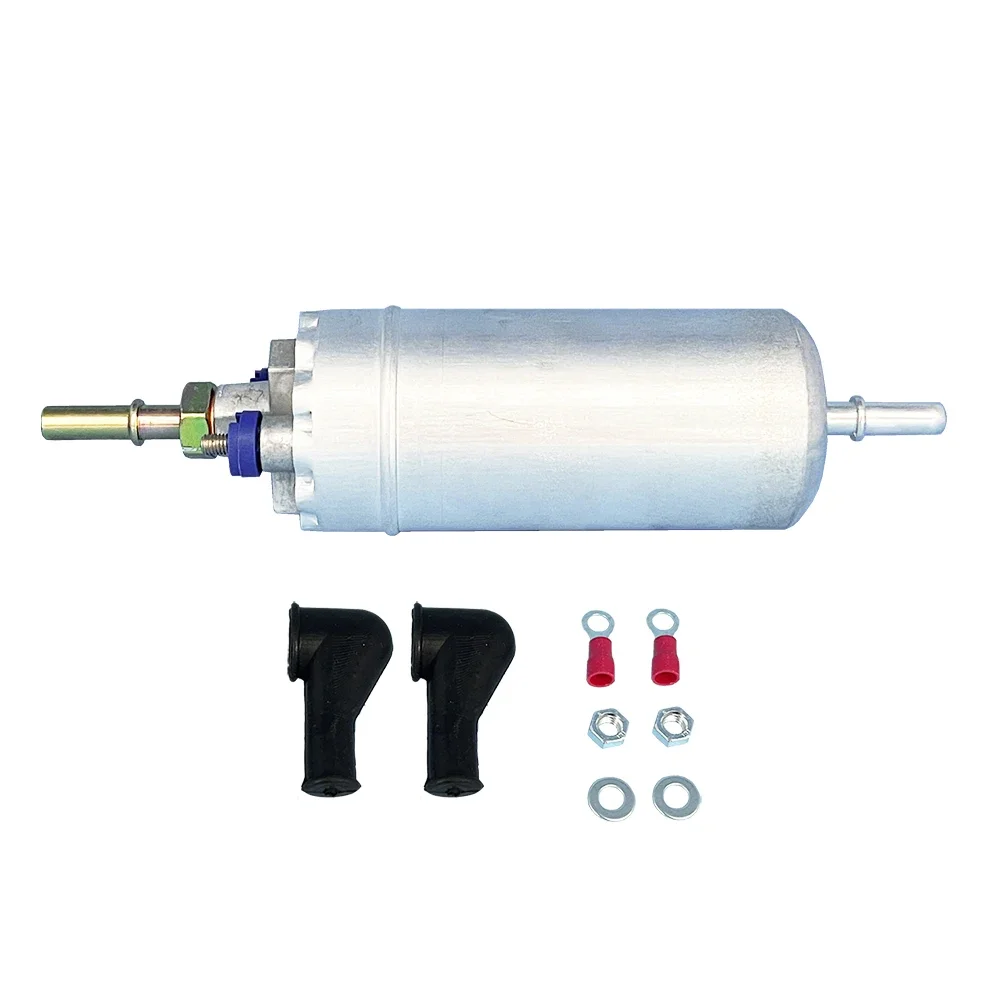 RESO   12V External Fuel Pump 5 Bar 150L/H Aluminum Alloy 0580464075 0580464096 Replacement For Ford Mondeo