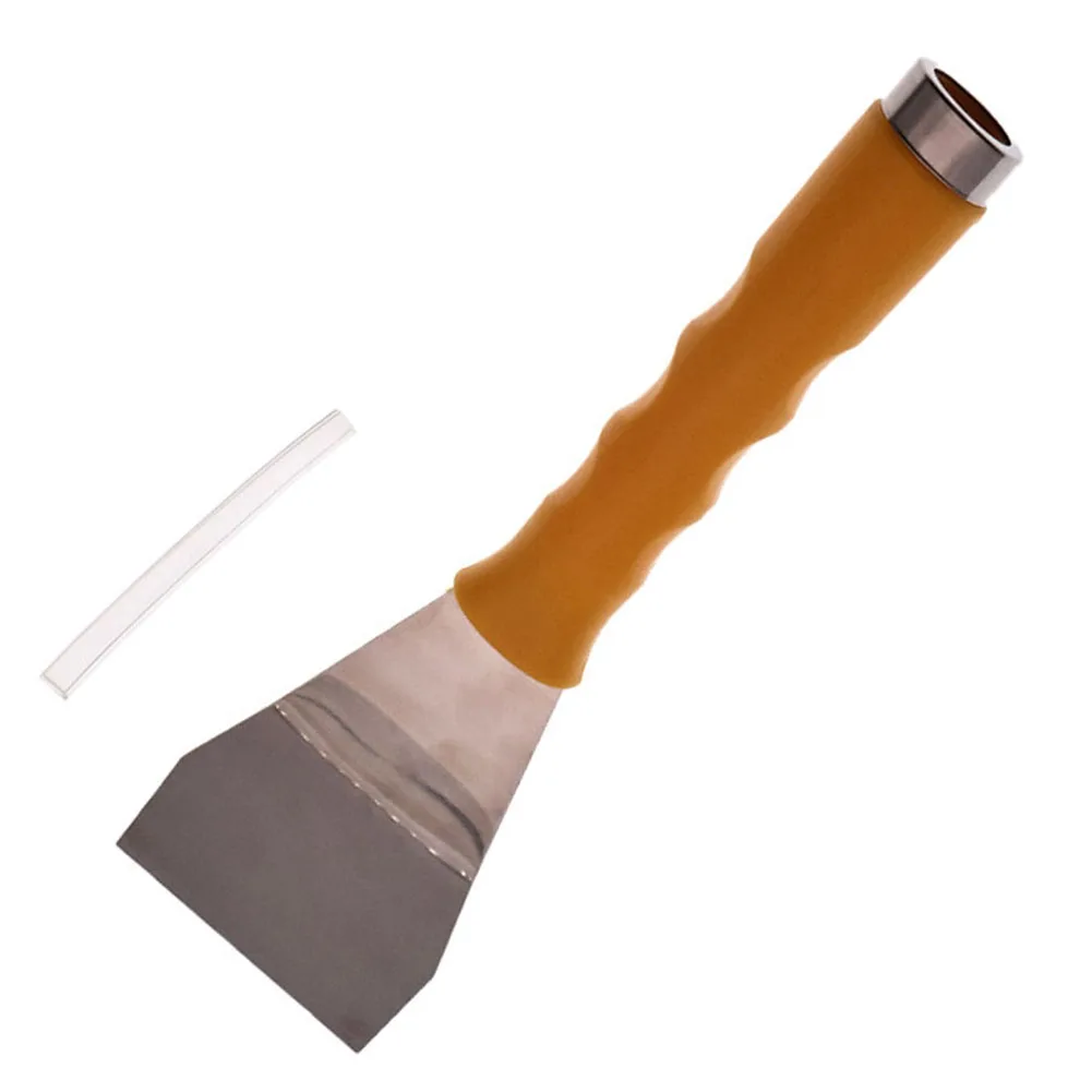 

1pc 25x7.5CM Paint Putty Scraper Bent Chisel Pole Scraper Non-slip Handle Paint Wallpaper Putty Removal Drywall Construction Too