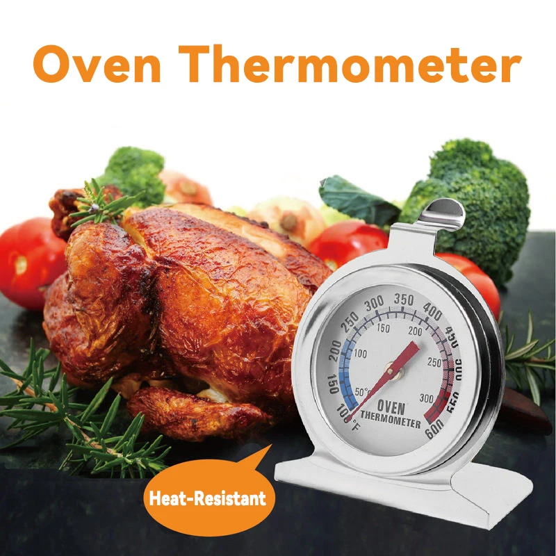 

Stainless Steel Oven Cookware Thermometer Mini Barbecue Thermometer For Home Cooking 50~300℃/100℉~600℉