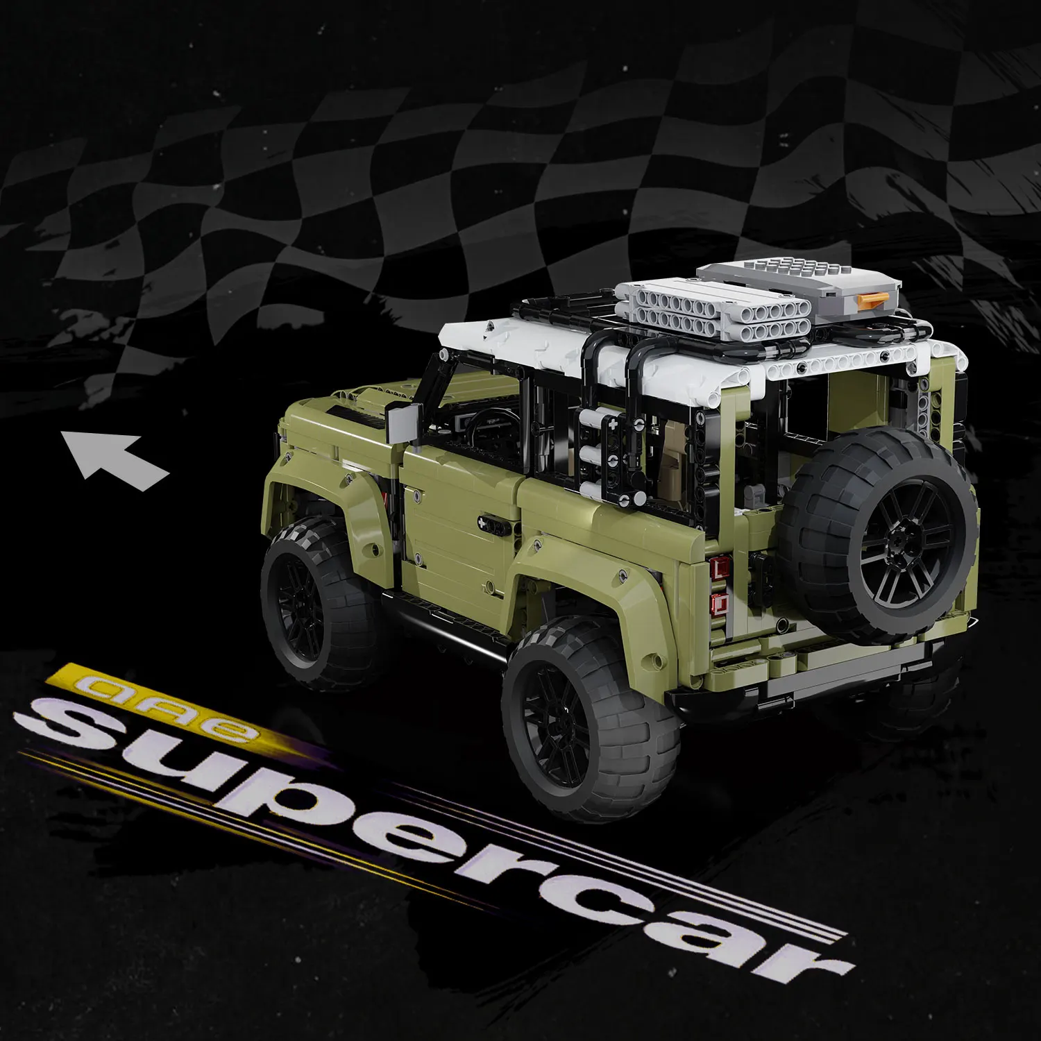 2780PCS 1:8 Schaal Apv Model Bouwstenen Sets DIY Montage Bricks Auto Speelgoed Collectie Ornamenten Kids tiener Geschenken