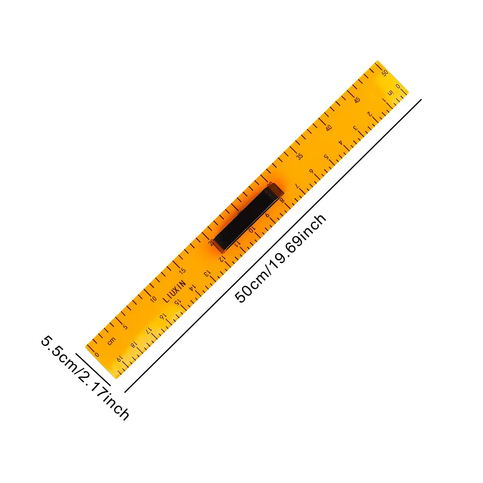 Large Straight Ruler Teaching Equipment for Whiteboard Blackboard Classroom