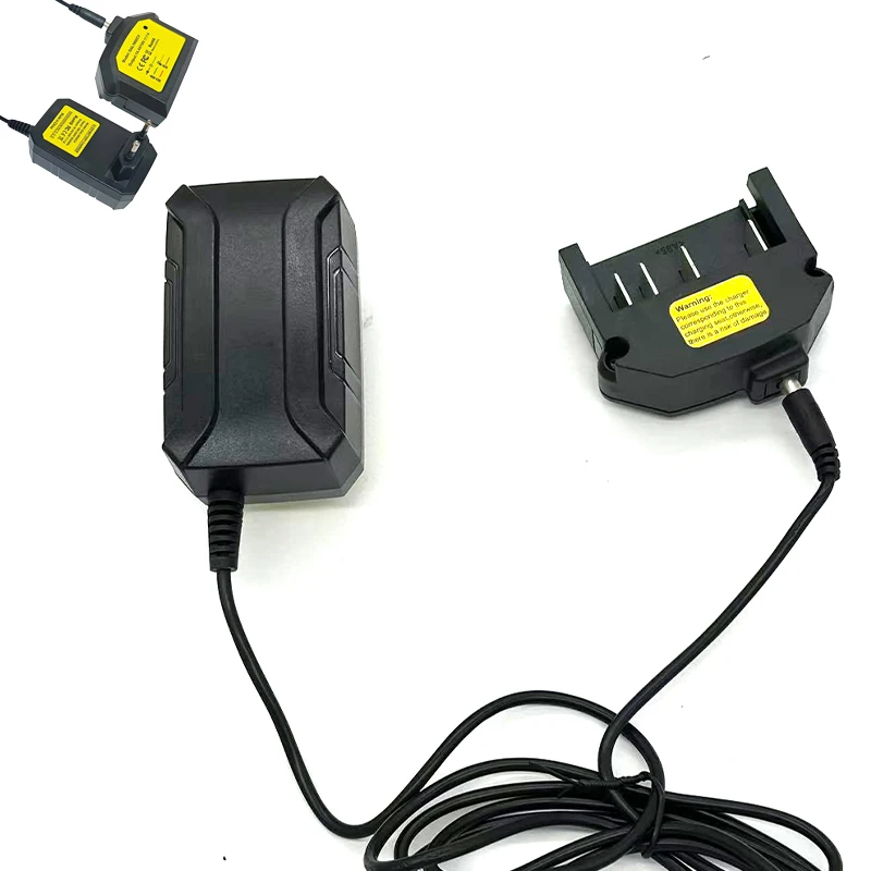 Compatible for Bosch 14.4–18V Lithium-ion Batteries Charger Adapter GAL1860CV Portable Li-Ion Backup Charger with US/UK/EU Plugs