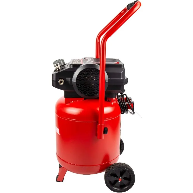 Compressor de ar Craftsman, compressor sem óleo de pico de 10 galões e 1,8 cavalos de potência, máximo de 150 PSI, ferramentas de ar compressor vertical