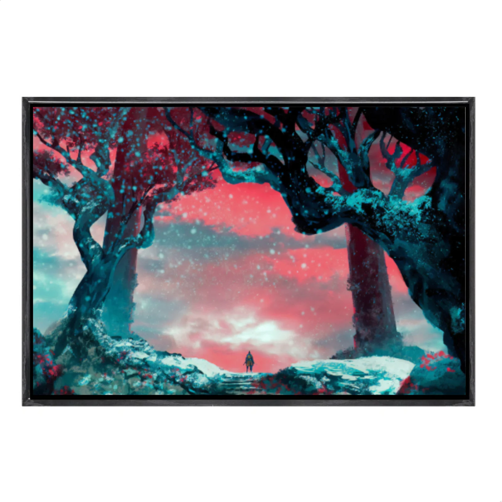 

Japanese Manga Multi-Size Canvas Poster Double Framed Wall Art, Sekiro Home Decor for Living Room Bedroom