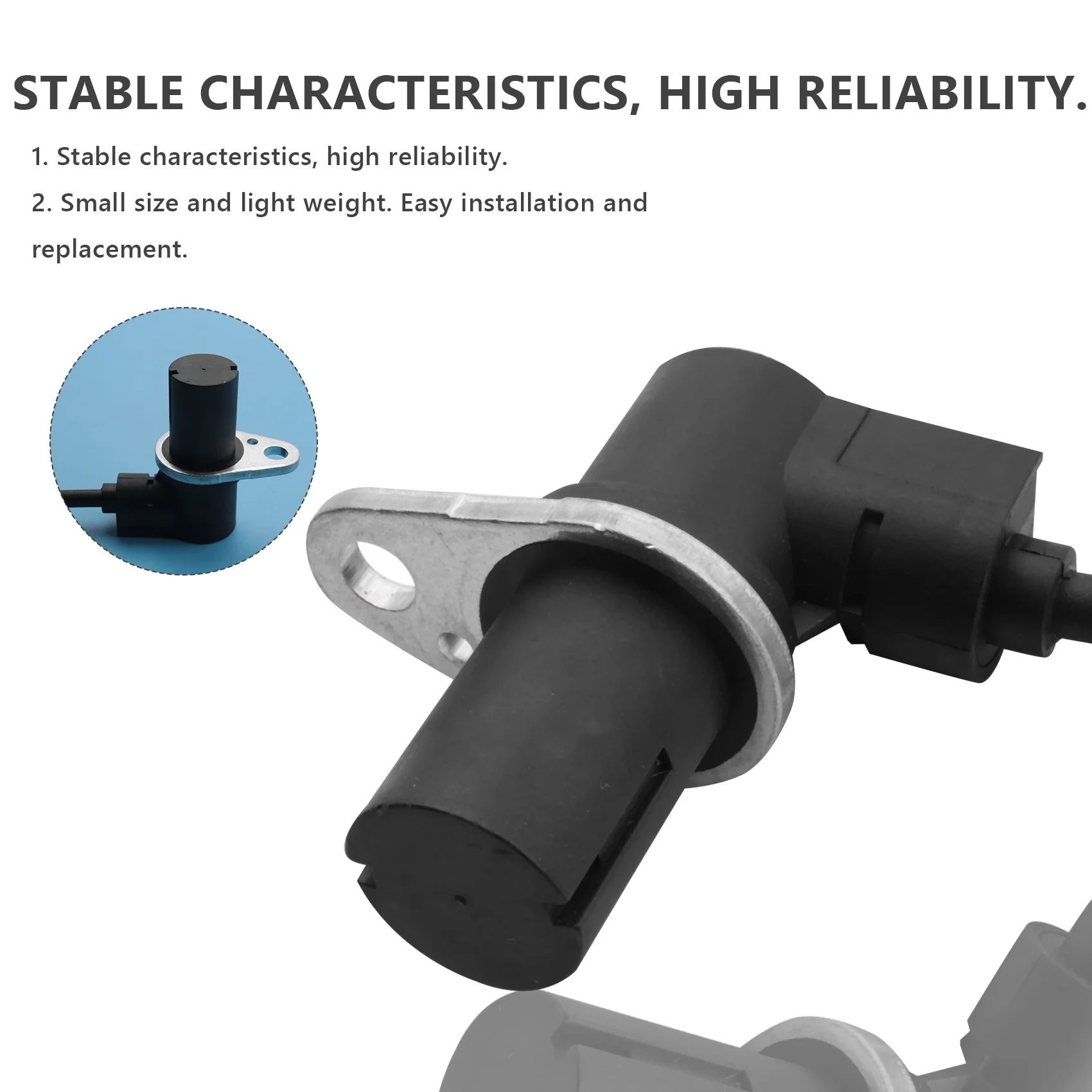 Camshaft Position Sensor Crankshaft Phase Sensor For-BMW E36 E38 E39 320I 328I 323Ti 520I 523I 528I M50 M52 12141703277-A97E view 2