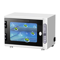UV Ozone Sterilizer Ultroviolet Light Sanitizer Box 12L Professional Cabinet With Timer For Salon Beauty Tools 360° Cleaning