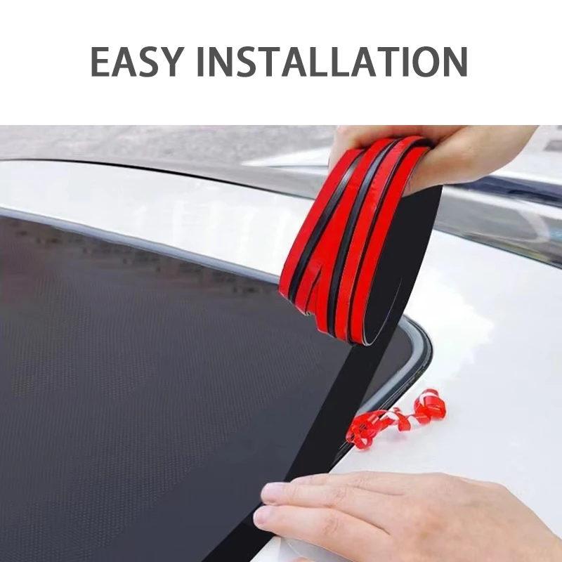 Rubber Car Window Seals Edge Sealing Strips Auto Roof Windshield Sealant Protector Seal Strips Sound Insulation Tape