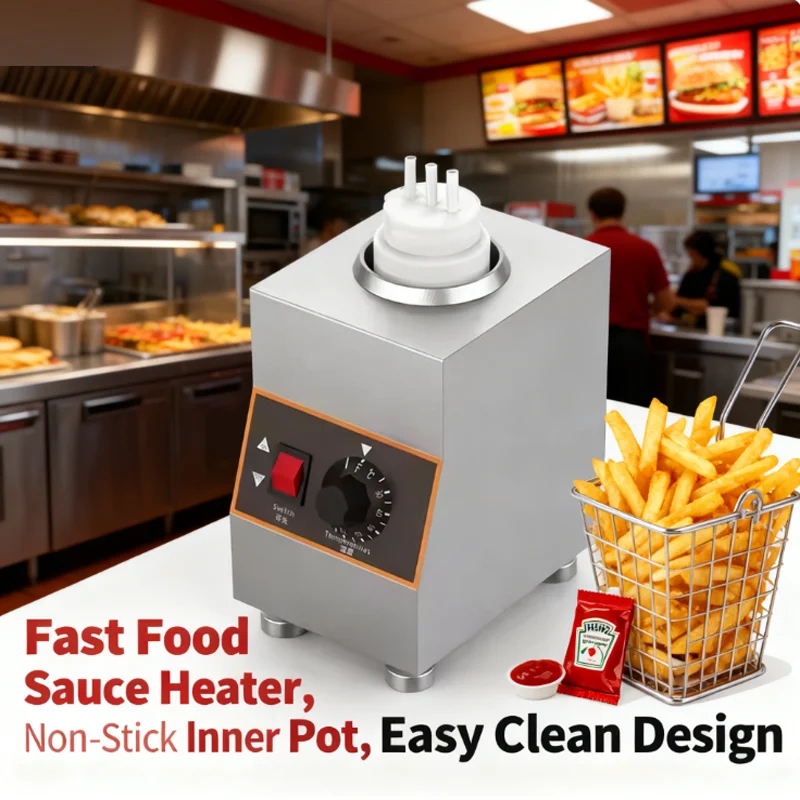 

Stainless Steel Anti-Corrosion Commercial Sauce Heater Electric Hot Cheese Chocolate Sauce Insulation Machine