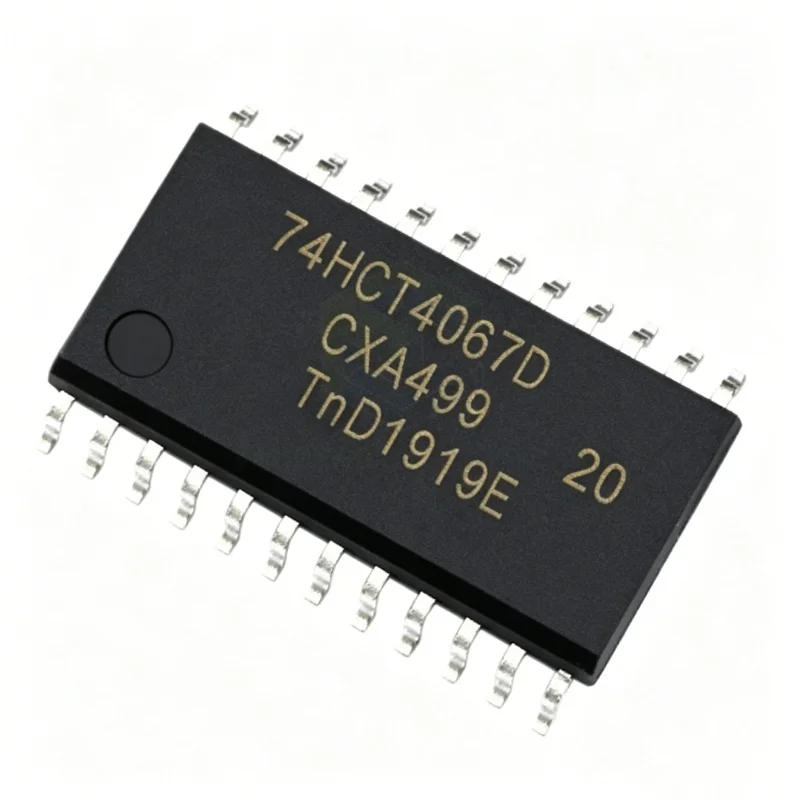 3pcs 4HCT4067D packaged in SSOP-24 package: a completely new analog switch-based multiplexer chip