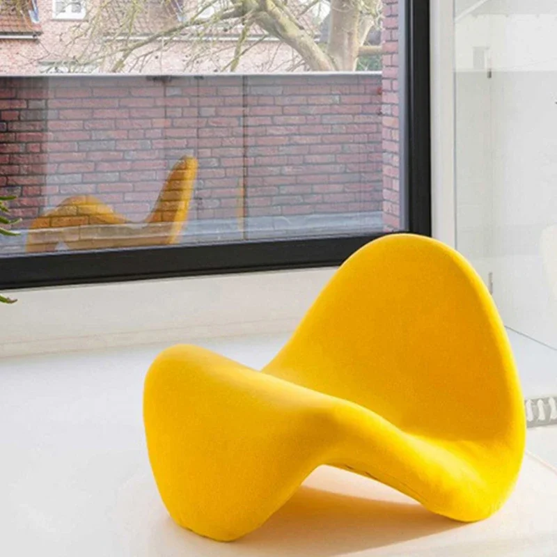 Tongue Chair Fiberglass Lounge  Creative Simple Stylish Tongue  Leisure Hotel