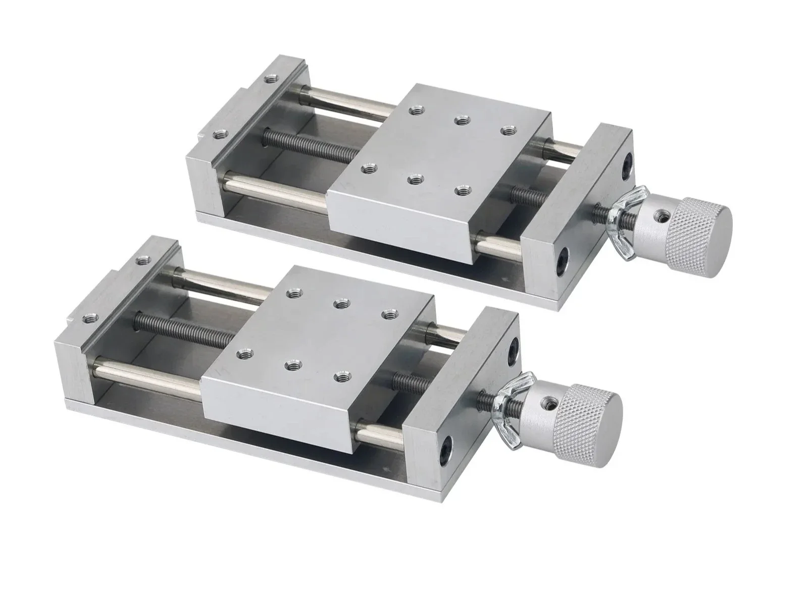 TAO Maxgeek Precision Cross Mini Manual Sliding Table Linear Rail X/Y Axis Platform + B Clamp for Digital Control CNC Processing