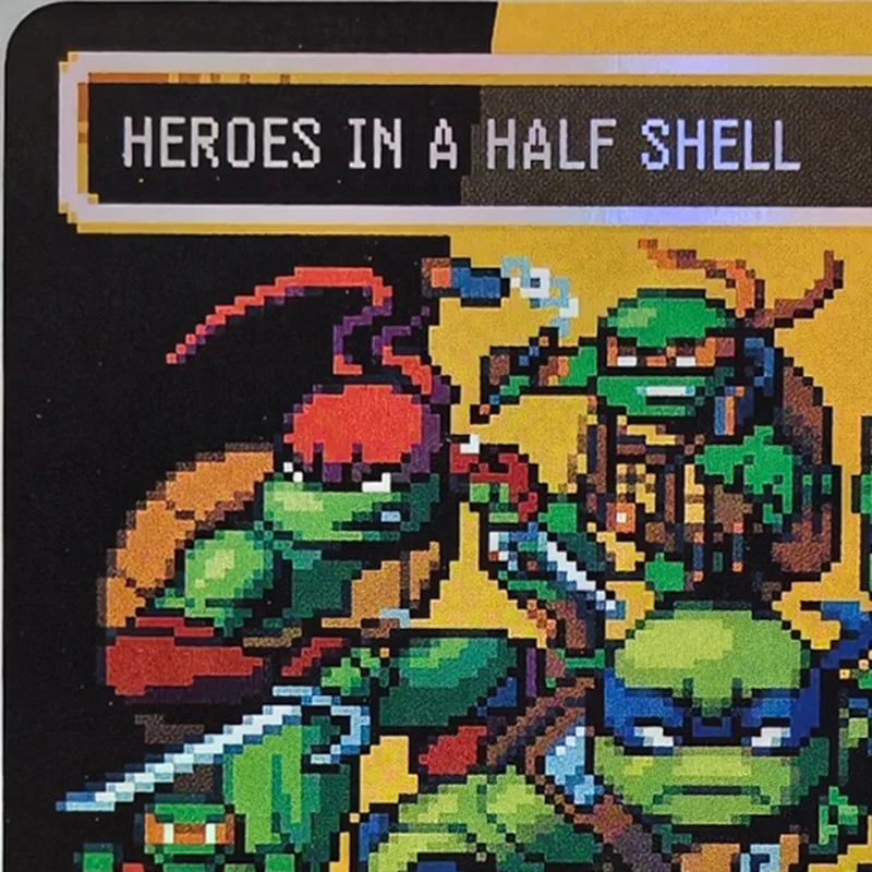 TMC TCG Proxy Foil Cards English Heroes in a Half Shell Leonardo, the Balance Michelangelo, the Heart Muscle Brains Mentor