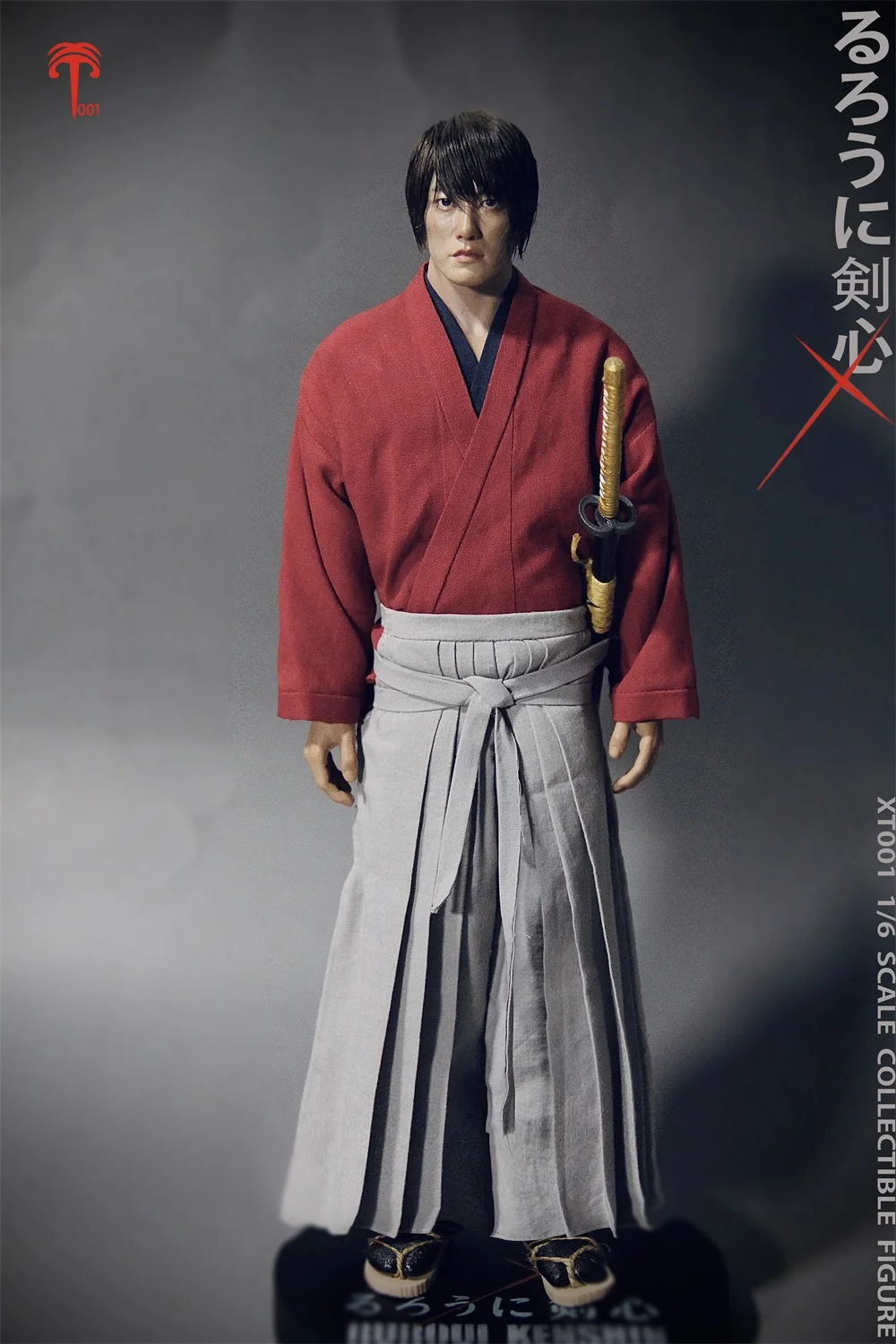 In Stock For Sale 1/6 Vintage Asia Japan Soldier Samurai Takeru Male Vivid Head Sculpt with Hair Transplant Full Set Model Gift