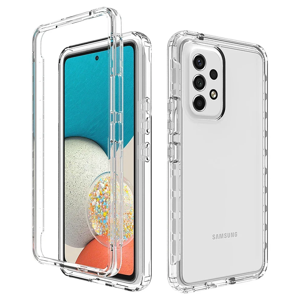 Transparent Shockproof Case for Samsung Galaxy A16 A53 5G A55 A35 A14 A54 A34 A15 A05S A52 S25 S24 S22 S23 Ultra S21 FE Plus